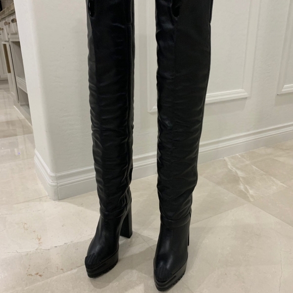 Shutz Rosalina Couros OTK Boots Nappa Leather - Picture 6 of 10